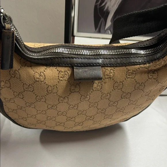 Gucci GG canvas shoulder bag monogram crossbody Y2K vintage - Picture 3 of 8